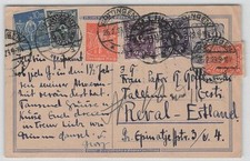Deutsches Reich Inflation Beleg aus GÖTTINGEN 26.2.23 nach REVAL, ESTLAND [302]