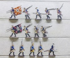 14 Zinnfiguren Preussen 1750