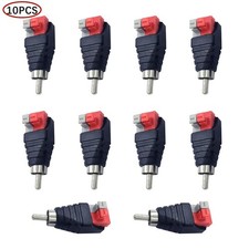 10 Stück Chinch RCA Adapter