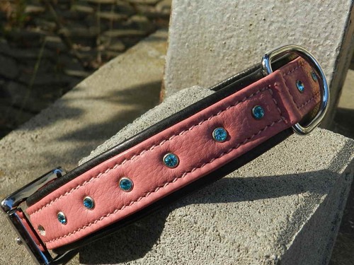 55cm hundehalsband leder - 55cm,
