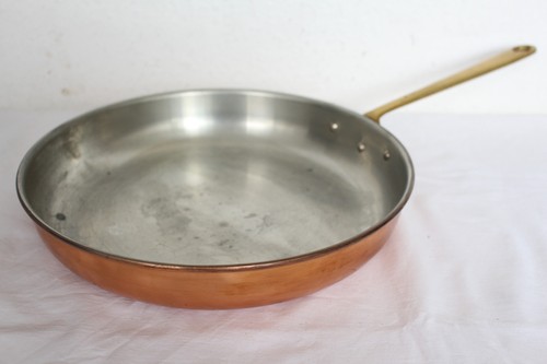Schöne alte kupferpfanne mit - schÖne,