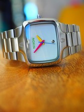 Nixon The Player SS Watch Mismatch Very Rare Nixon Mis-Match Watch