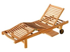 Teak liege sonnenliege - liege,