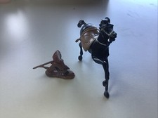 Figuren Indianer und Pferd - aus den 1950er bis 70er Jahren !