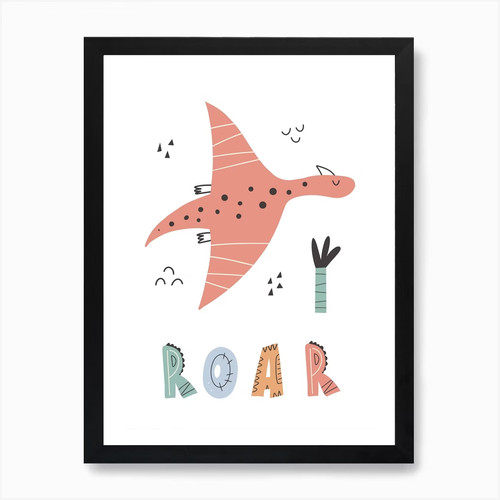 Süßer dino kunstdruck - süßer, 1