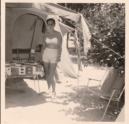 Vintage foto schöne frau - schöne, im