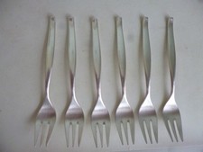 Bruckmann 6 Stück Kuchengabeln  Modell: 762  Party