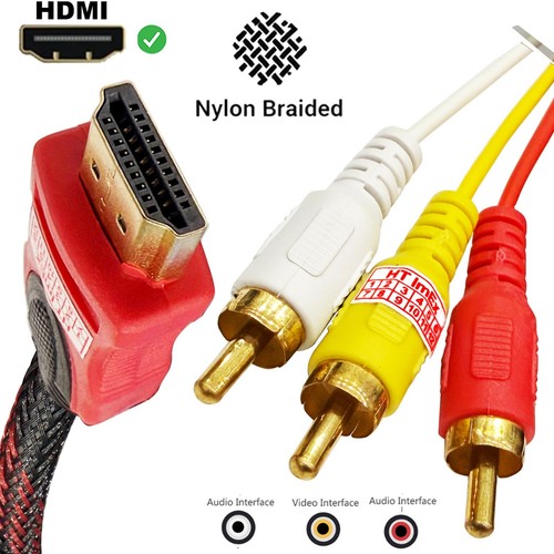 Nylon adapter hdmi auf rca - adapter,