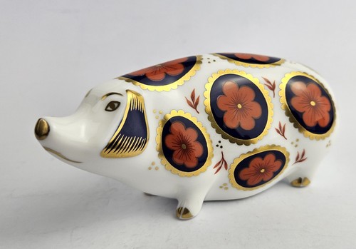 Royal crown derby schwein - crown,