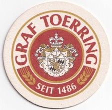  Bierdeckel GRAF TOERRING, Gräfliches Hofbrauhaus Freising