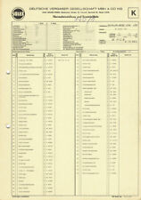 Datenblatt / Einstellen Solex 34 PICB Vergaser Mercedes LKW 408 Ersatzteile
