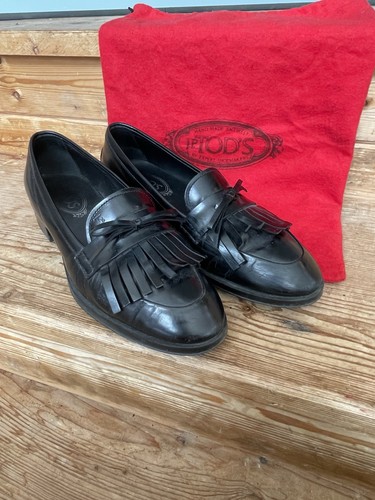 Tod damen loafers schwarz - tod, loafers,