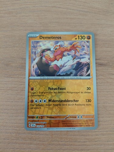 Pokémon karte demeteros - karte,