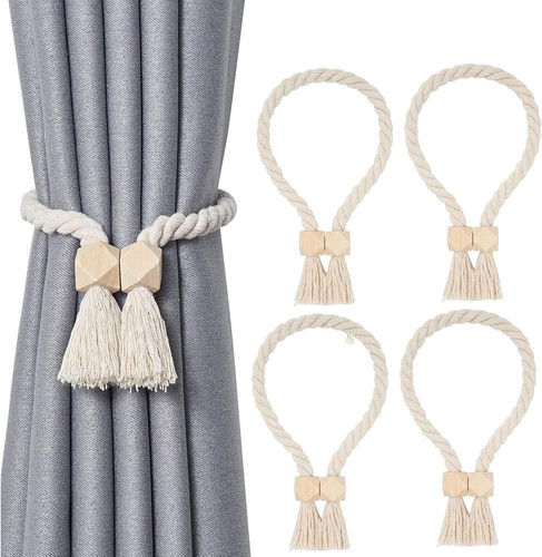 Vorhang raffhalter 4er set - raffhalter,