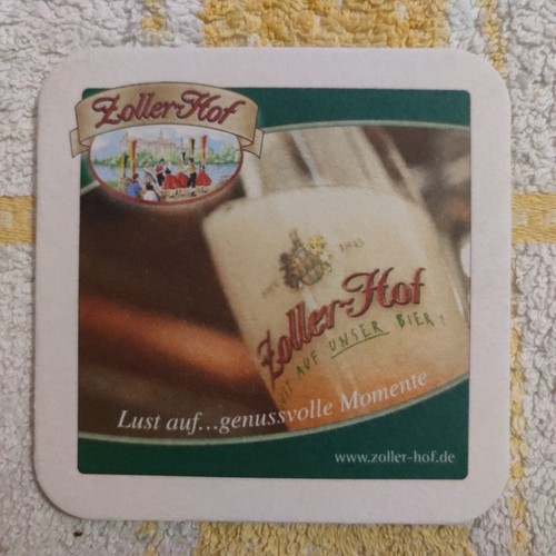 Alter bierdeckel zoller - bierdeckel, zoller-hof
