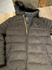 Jim Spencer Winterjacke in Wildlederoptik Braun M