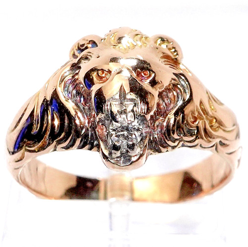 Ring gold löwe - ring,
