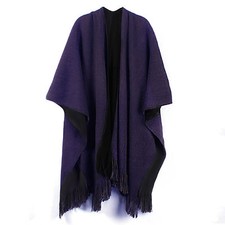 Strickschal Poncho Cape Umhang