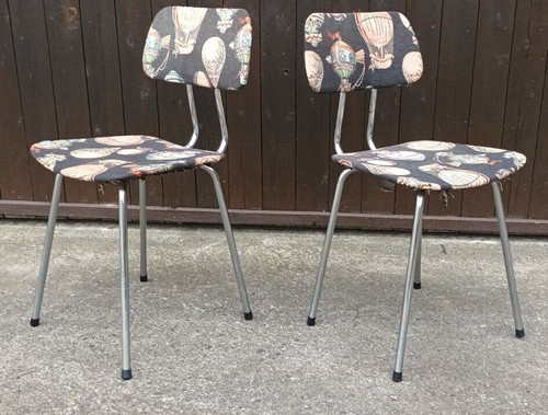 Stuhl chrom küchenstuhl 50er - chrom,