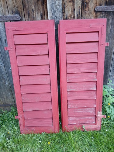 Paar fensterladen holz - paar,