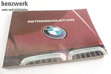 BMW E30 3er 316 318i 320i  Betriebsanleitung Bedienungsanleitung 01409750730 ✔