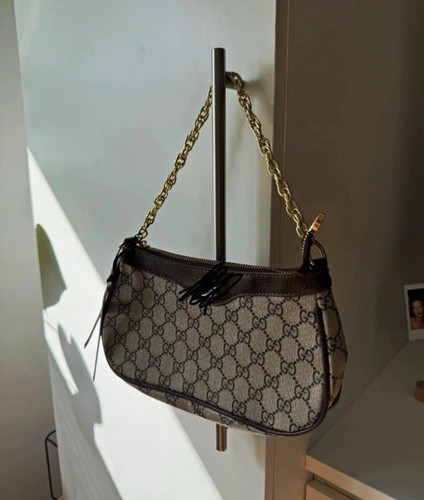 Gucci canvas schultertasche - gucci, gg