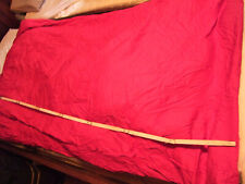 altes ROTES BALLONBETT AUS OMAS ZEITEN .FEDER--DAUNEN FÜLLUNG CA  1,60x1,20