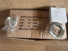 100 Einbaustrahler matt chrom