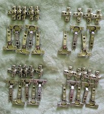 19 Türscharniere inkl. Schrauben Eckanschlag Scharnier Metall Möbel-Tür Schrank 