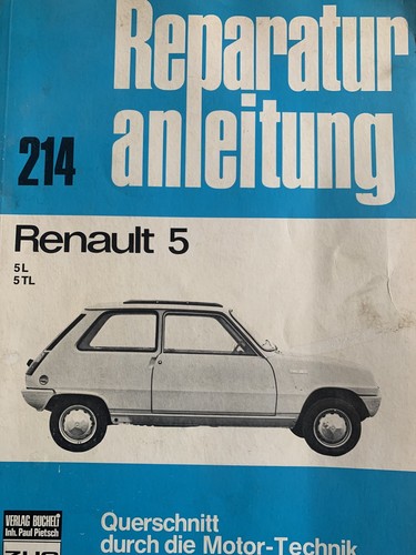 Renault reparaturanleitung - renault,