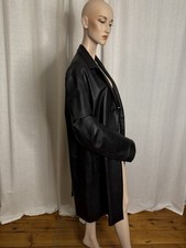 BOSS Ledermantel Lammleder