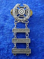 US Schießabzeichen matt Expert Rifle Pistol Machine-Gun