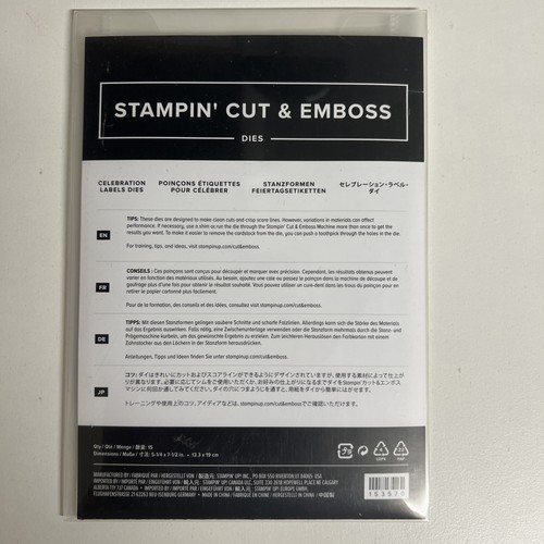 Stampin stanzformen - stampin',