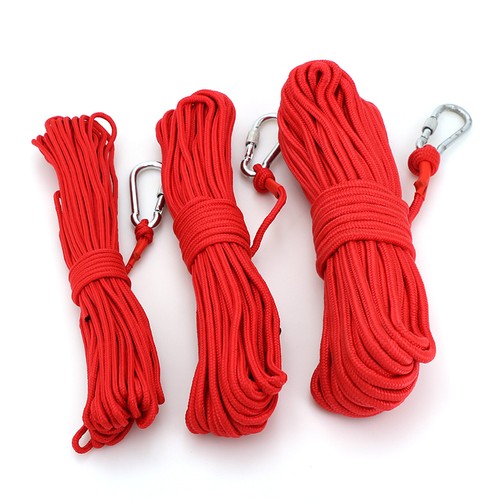 Seil mit karabiner handschuhe - seil,