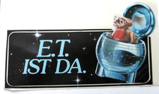 Werbe-Aufkleber E.T. ist da