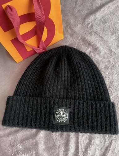 Stone island mütze - stone, schwarz