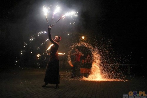 Elektrisches pyrotechnik poi - elektrisches,