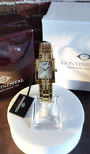 Continental 3031 Swiss Made Quarz Damen Armbanduhr neuwertig ungetragen in OVP