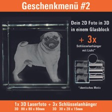 3D Foto Gravieren Geschenkidee