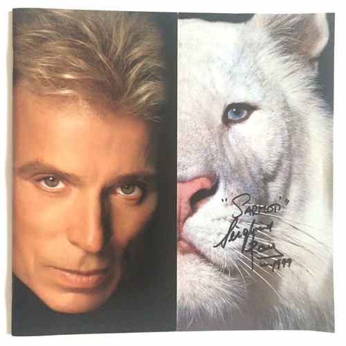 Siegfried roy signiert las - siegfried,