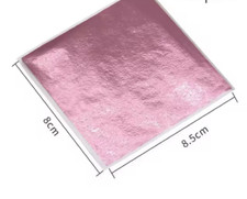 15 x Blattmetall peach