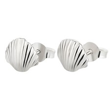 Ohrringe muschel 925 silber - ohrringe,