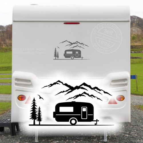 Wohnwagen camping 60cm caravan - wohnwagen,