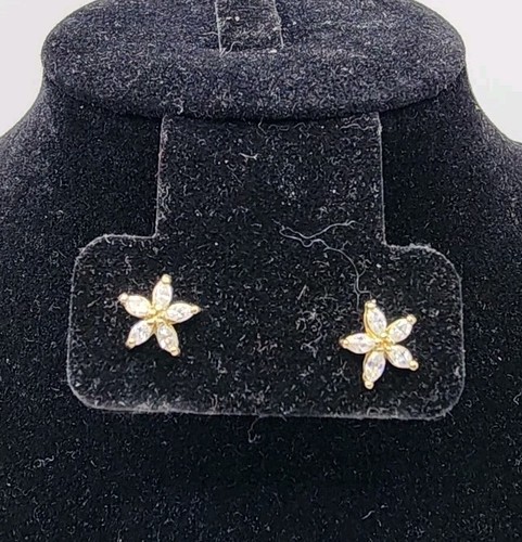 925 gold vermeil - gold, cz