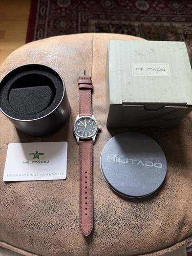 Militado 39mm 20bar dive pilot - 20bar, dive/pilot