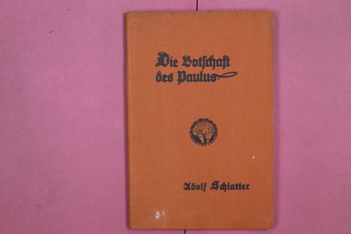 294194 adolf schlatter die - 294194,