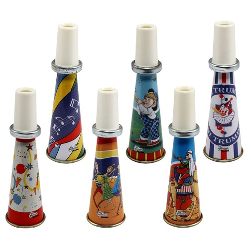 Blechspielzeug mini trompete - blechspielzeug,