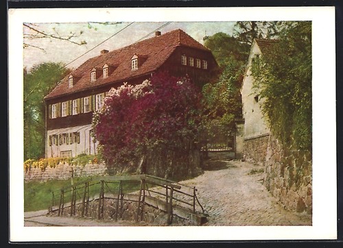 Ansichtskarte radebeul partie - ansichtskarte, radebeul,