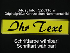 Kennzeichen Nummernschild