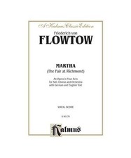 Martha: German, English Language Edition, Vocal Score